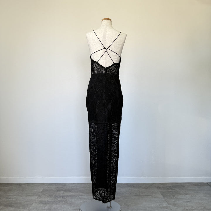 DEAD STOCK Deadstock blessed are the meek Party Dress All Lace Sleeveless Tight Dress Women's S Size /eaa508538