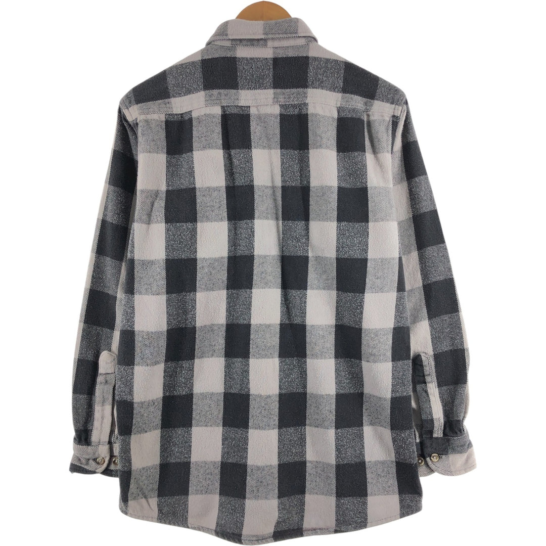 FIELD MASTER Buffalo Check Long Sleeve Heavy Flannel Check Shirt Men's M /eaa508545