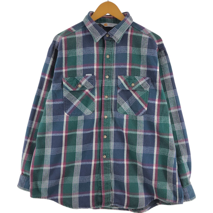 Carhartt Long Sleeve Heavy Flannel Check Shirt (XL size) /eaa508547