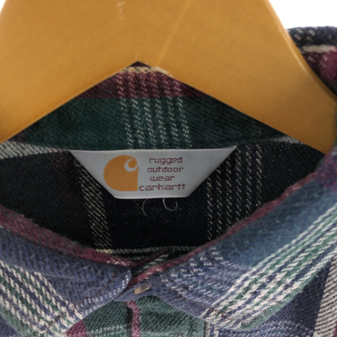 Carhartt Long Sleeve Heavy Flannel Check Shirt (XL size) /eaa508547