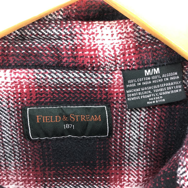 Field and Stream FIELD AND STREAM Ombre Check Long Sleeve Flannel Check Shirt Men's M Size /eaa508568