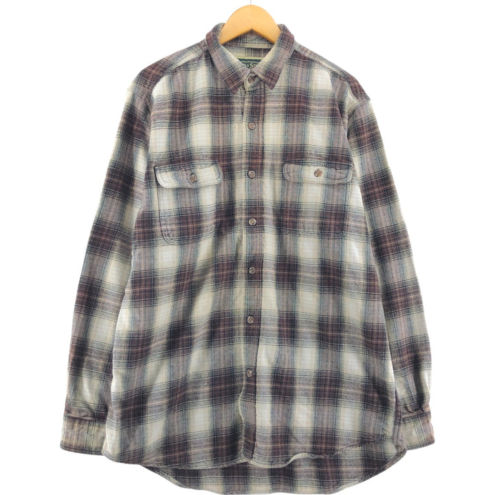 Field and Stream FIELD AND STREAM Ombre Check Long Sleeve Heavy Flannel Check Shirt Men's XL /eaa508569