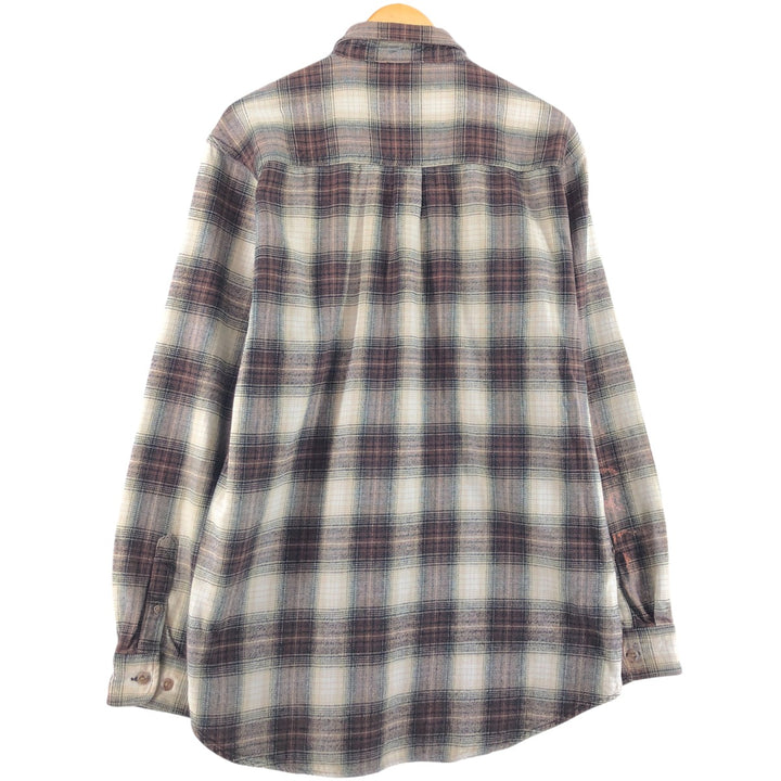 Field and Stream FIELD AND STREAM Ombre Check Long Sleeve Heavy Flannel Check Shirt Men's XL /eaa508569