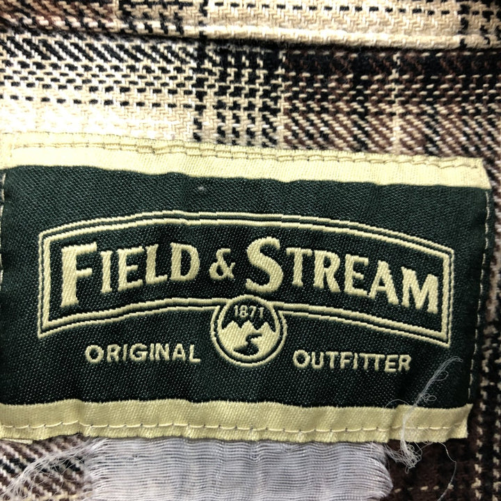 Field and Stream FIELD AND STREAM Ombre Check Long Sleeve Heavy Flannel Check Shirt Men's XL /eaa508569