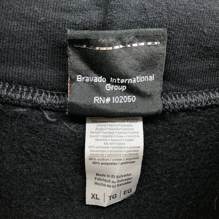 Harley-Davidson Sweatshirt Pullover Hoodie Men's XL cotton black type Vintage Second Hand