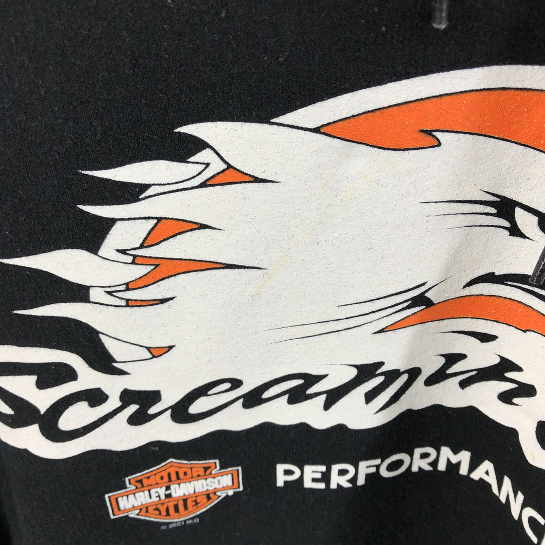 Harley-Davidson Sweatshirt Pullover Hoodie Men's XL cotton black type Vintage Second Hand