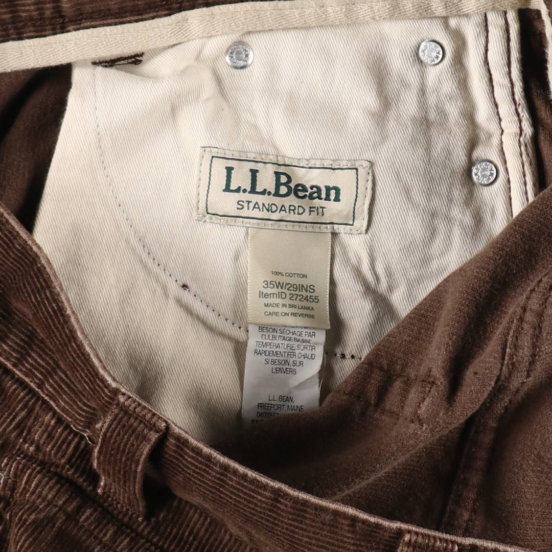 LLBean Standard Fit Corduroy Pants for Men, Size W37 / eaa508623