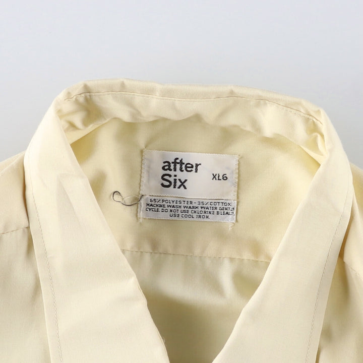 70'S After Six Long Sleeve Ruffle Blouse Men's XL Vintage /eaa508657