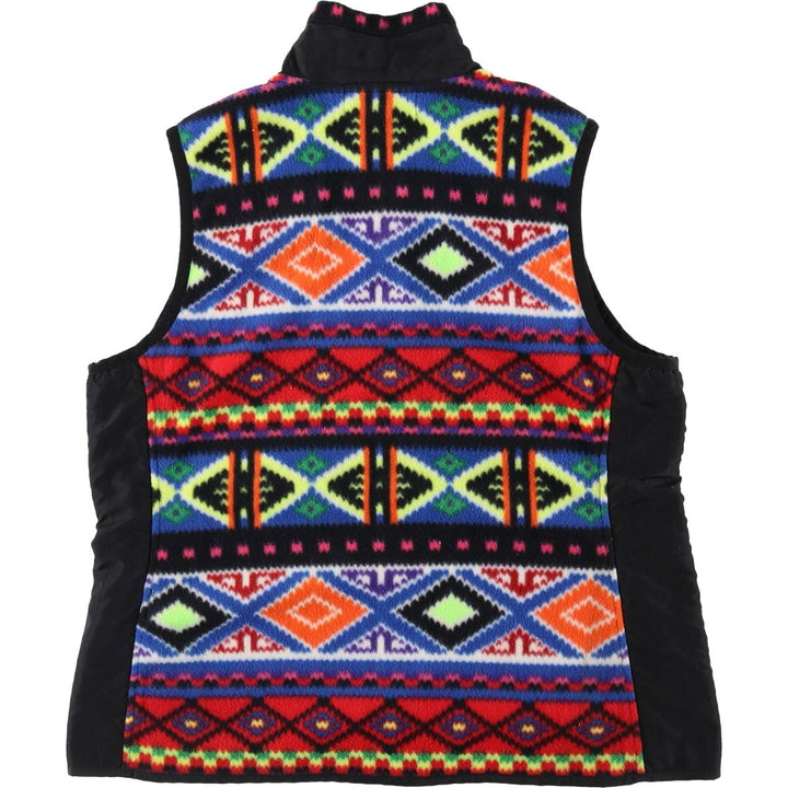 Ralph Lauren L-RL LAUREN ACTIVE All-over Fair Isle Pattern Fleece Vest, Women's M size / eaa508692