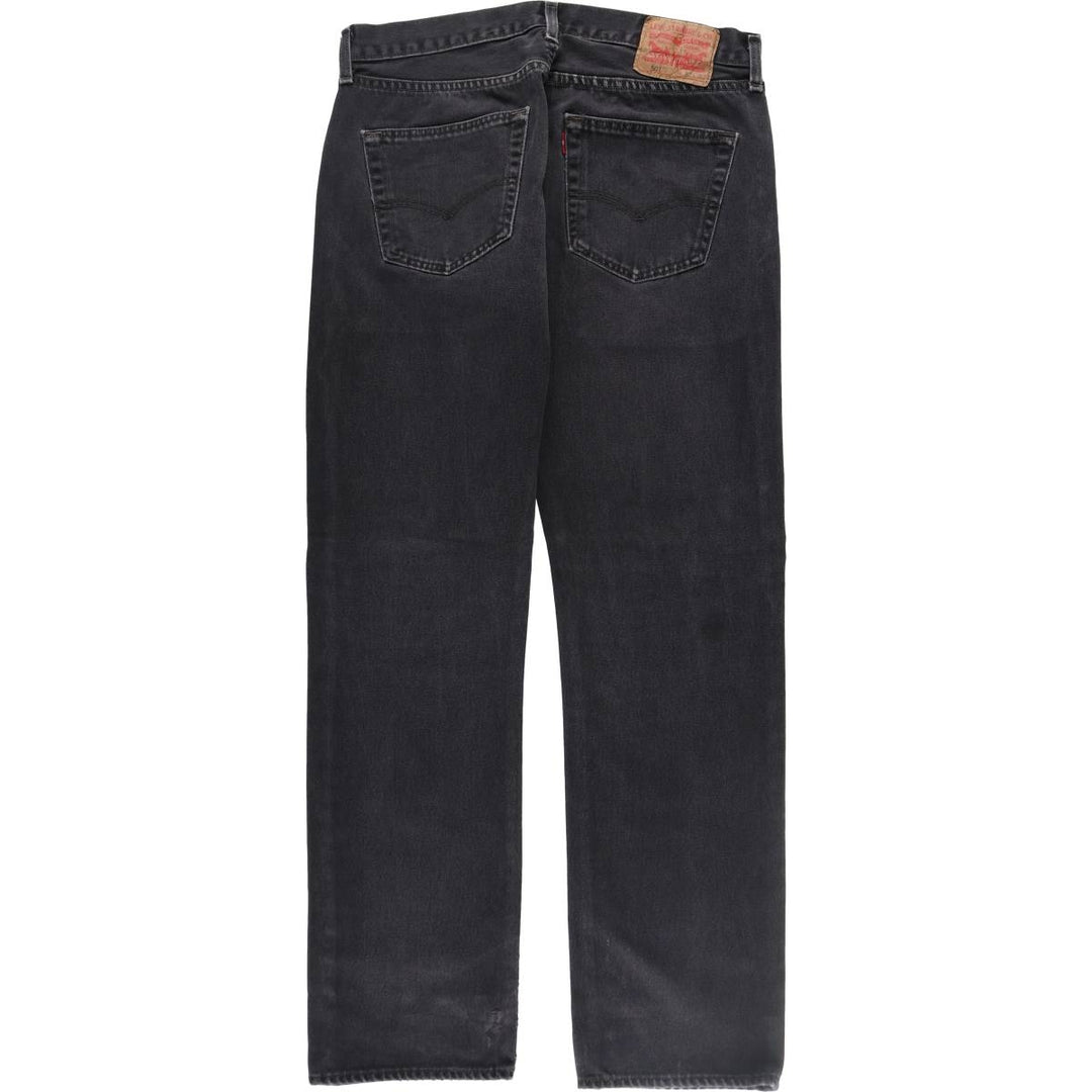 Levi's 501 Black Denim Straight Denim Pants Men's W34 equivalent / eaa508726