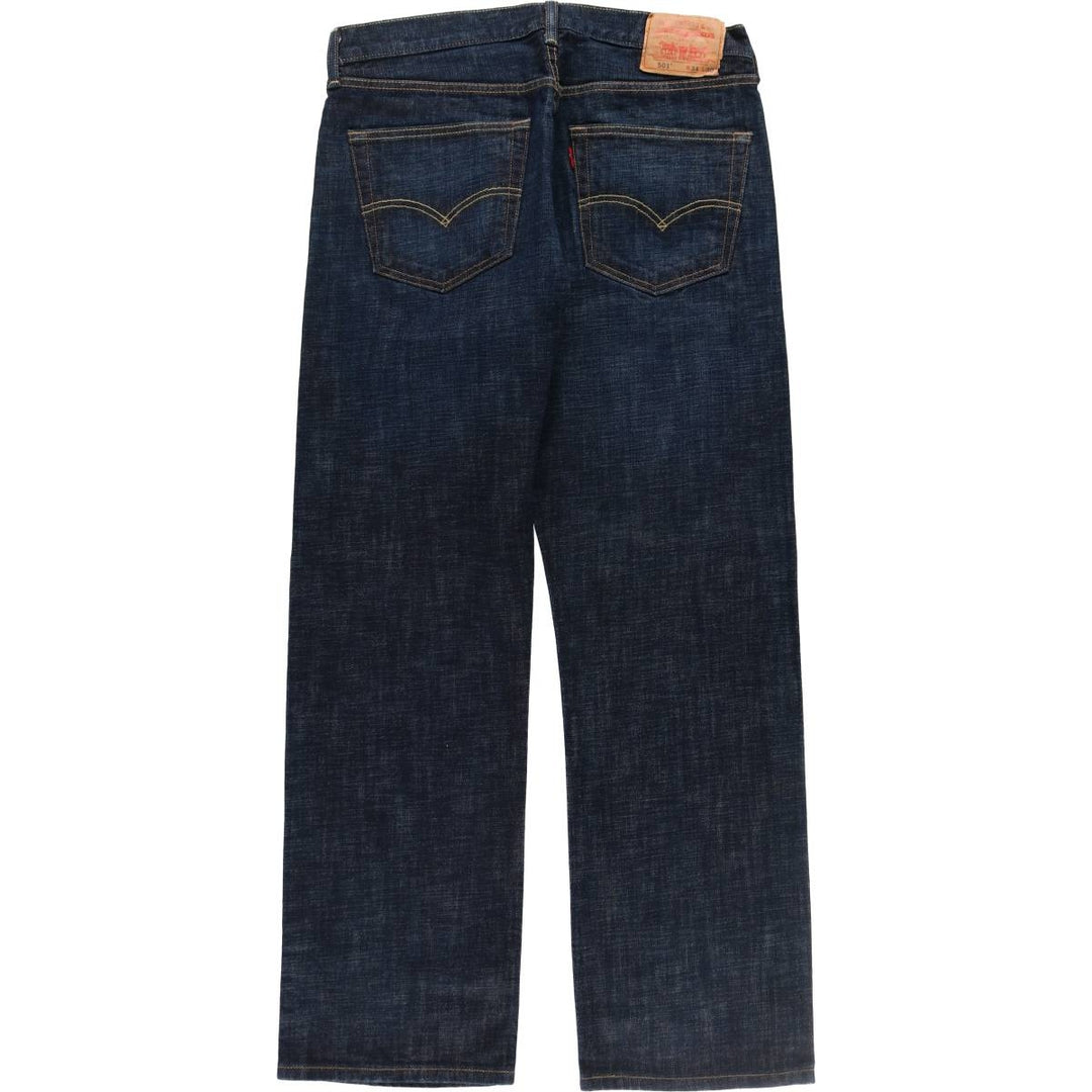 Levi's 501 dark blue straight denim pants for men, size W34 / eaa508733