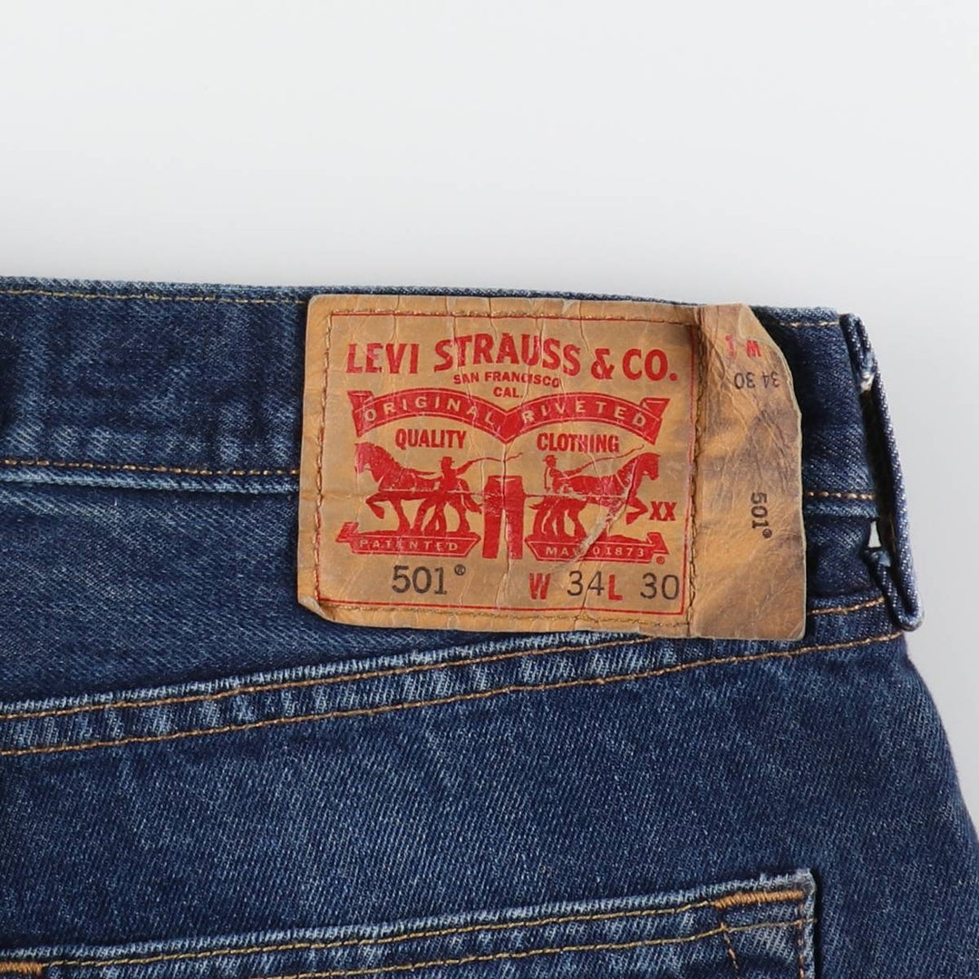 Levi's 501 straight denim pants for men, equivalent to W37 / eaa508735