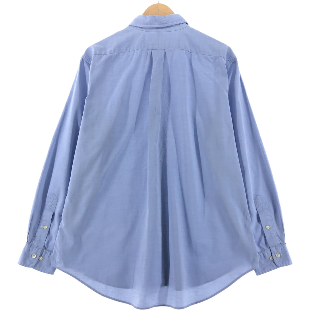 Ralph Lauren Classic Fit Long Sleeve Button Down Shirt, Men's Size L cotton Blue type light blue Vintage Second Hand