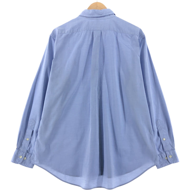 Ralph Lauren Classic Fit Long Sleeve Button Down Shirt, Men's Size L cotton Blue type light blue Vintage Second Hand