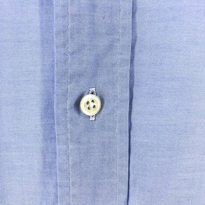Ralph Lauren Classic Fit Long Sleeve Button Down Shirt, Men's Size L cotton Blue type light blue Vintage Second Hand
