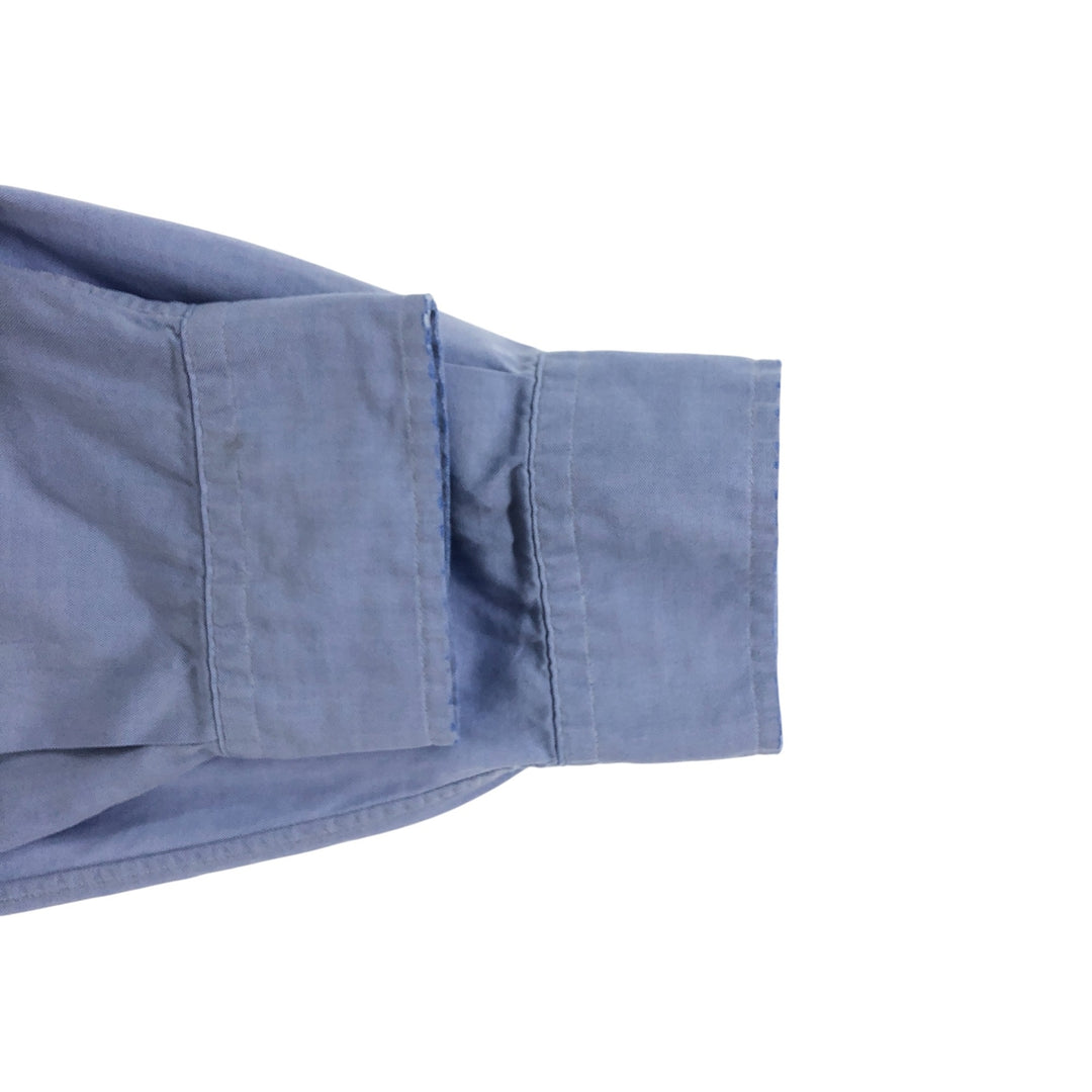 Ralph Lauren Classic Fit Long Sleeve Button Down Shirt, Men's Size L cotton Blue type light blue Vintage Second Hand