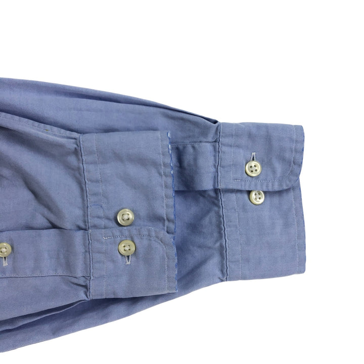 Ralph Lauren Classic Fit Long Sleeve Button Down Shirt, Men's Size L cotton Blue type light blue Vintage Second Hand