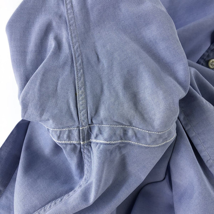Ralph Lauren Classic Fit Long Sleeve Button Down Shirt, Men's Size L cotton Blue type light blue Vintage Second Hand