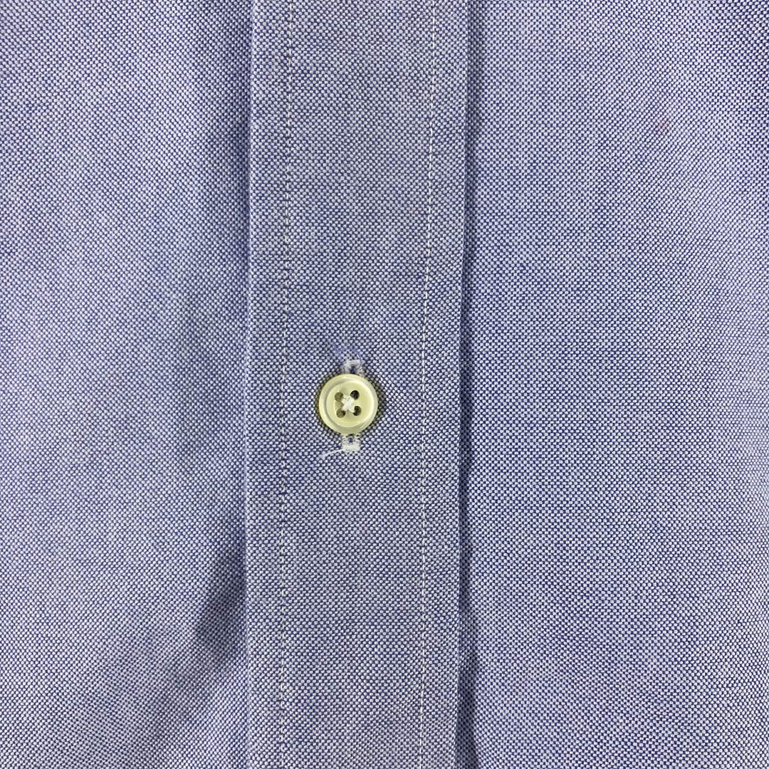 Ralph Lauren long sleeve button down shirt, men's XL size cotton Blue type light blue Vintage Second Hand