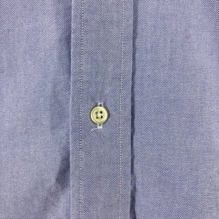 Ralph Lauren long sleeve button down shirt, men's XL size cotton Blue type light blue Vintage Second Hand