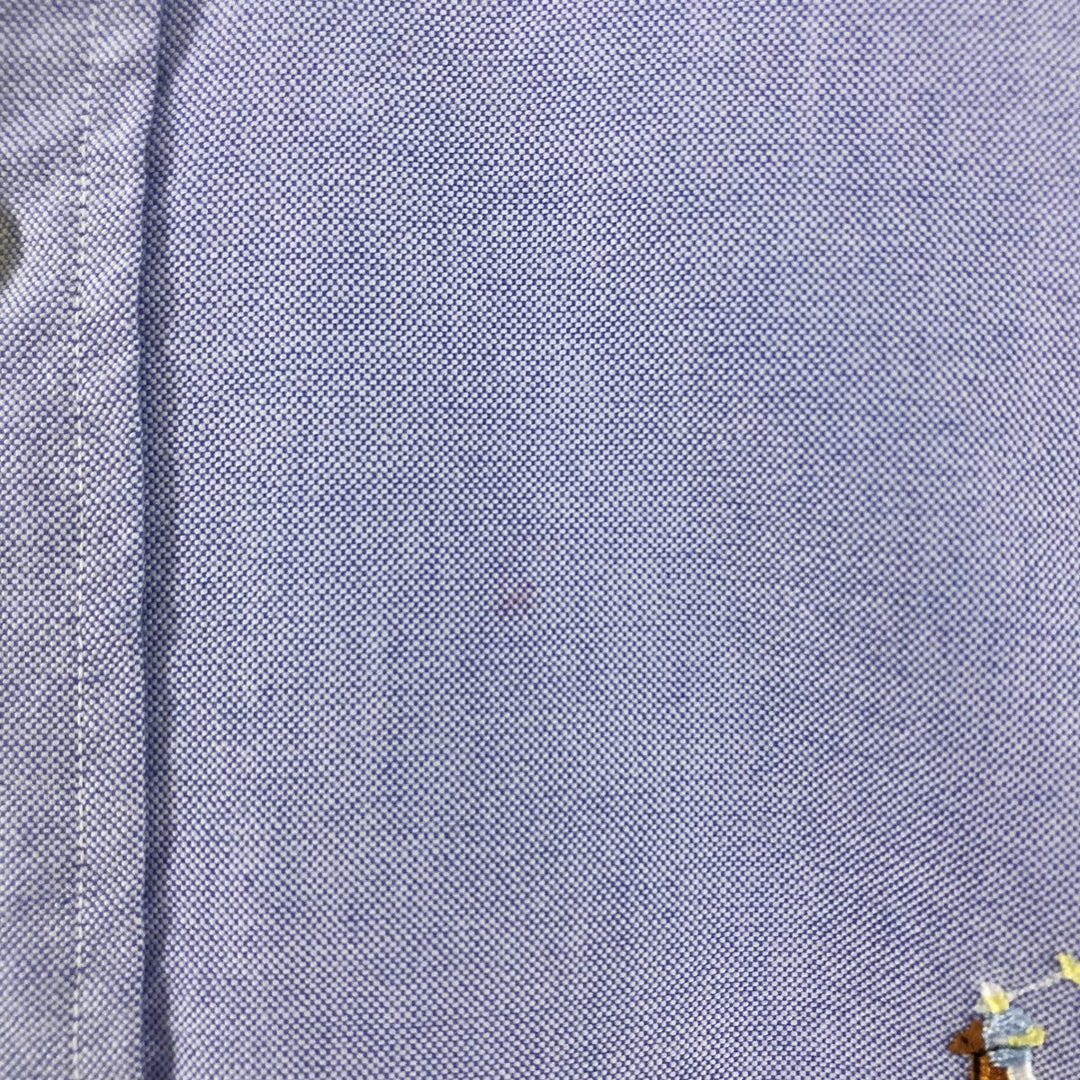 Ralph Lauren long sleeve button down shirt, men's XL size cotton Blue type light blue Vintage Second Hand