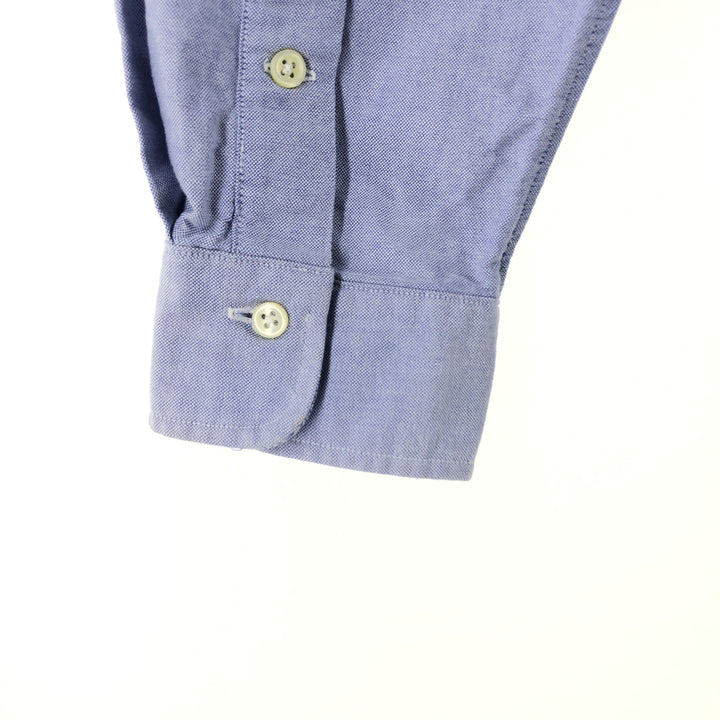 Ralph Lauren long sleeve button down shirt, men's XL size cotton Blue type light blue Vintage Second Hand