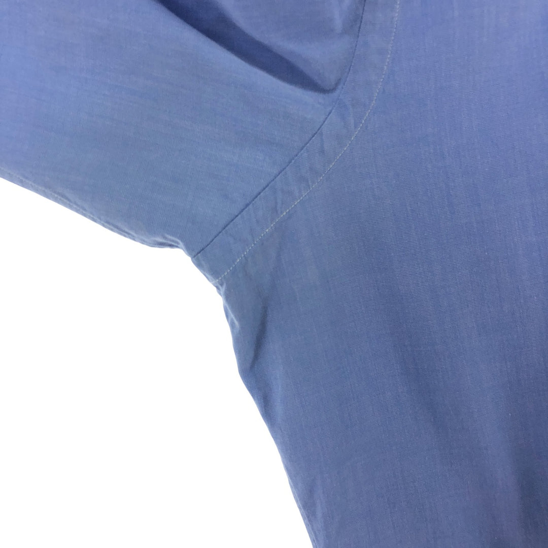 90'S Ralph Lauren POLO by Ralph Lauren long sleeve cotton shirt, men's size L, vintage cotton blue type Vintage Second Hand