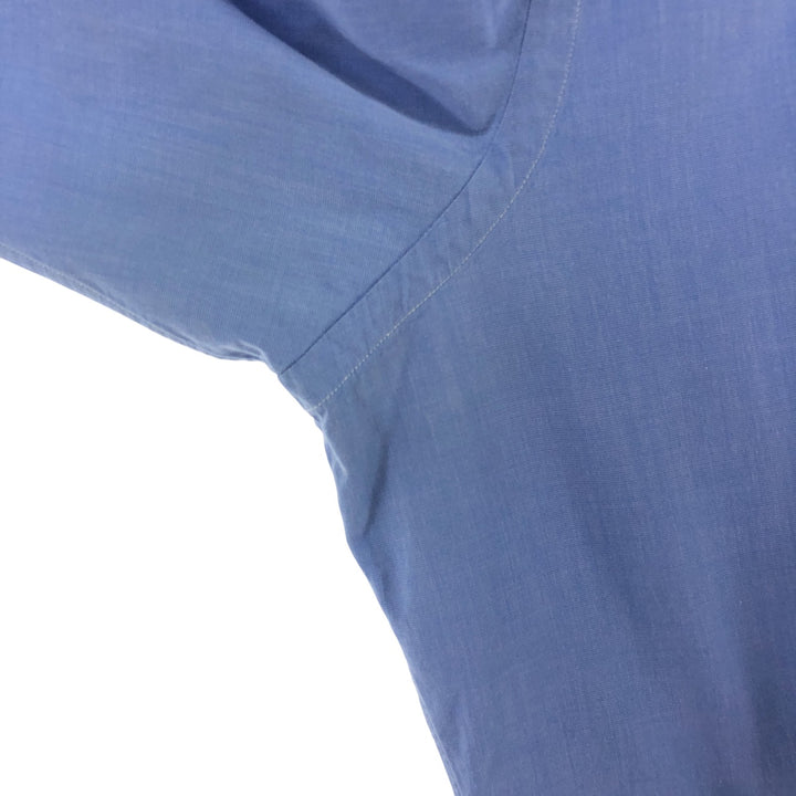 90'S Ralph Lauren POLO by Ralph Lauren long sleeve cotton shirt, men's size L, vintage cotton blue type Vintage Second Hand