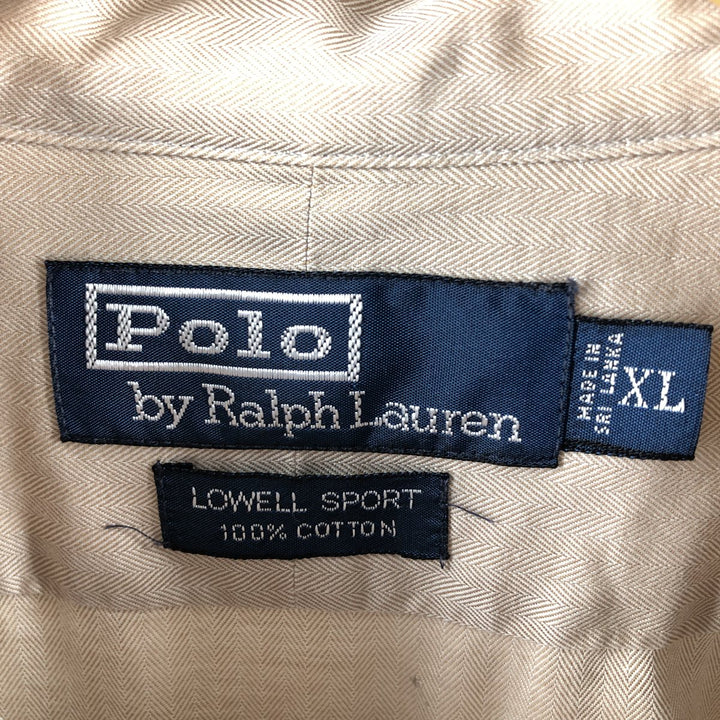 Ralph Lauren POLO by Ralph Lauren LOWELL SPORT long sleeve cotton shirt, men's XL size /eaa508759