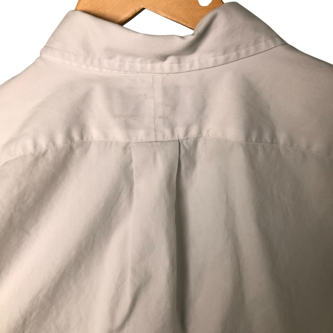 Ralph Lauren YARMOUTH long sleeve button down shirt, men's XXL size cotton white type Vintage Second Hand