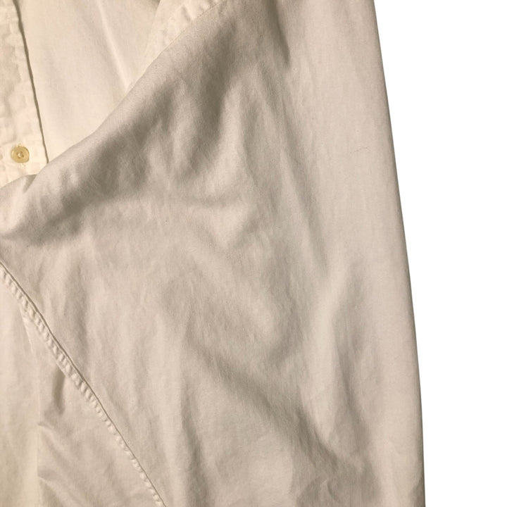 Ralph Lauren BLAIRE long sleeve button down shirt, men's XL size cotton white type Vintage Second Hand