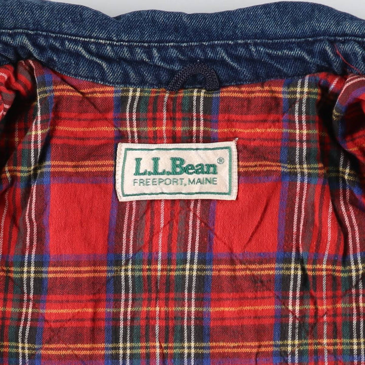 70s~80'S LLBean denim zip-up jacket, men's XL size /eaa508787