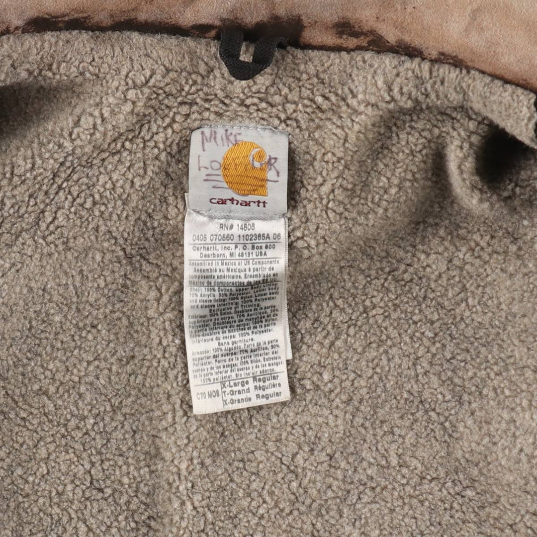 00'S Carhartt Umbrella Cape Jacket Duck Work Jacket Men's XL /eaa508828