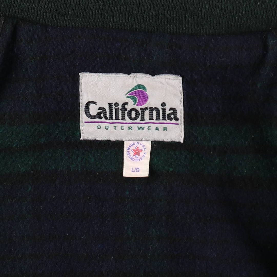 90'S CALIFORNIA Harrington Jacket Wool Jacket Made in USA Men's L Size Vintage /eaa508841