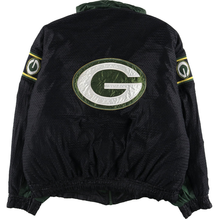 90'S NFL Green Bay Packers back logo reversible padded puffer jacket men's XXL equivalent /eaa508864