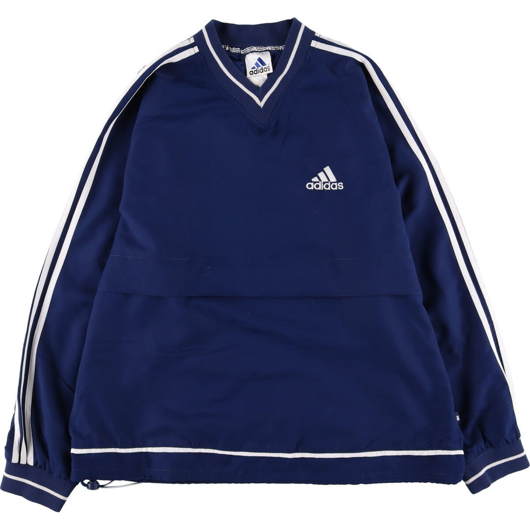 90'S Adidas V-neck warm-up pullover, men's size M, vintage / eaa508873