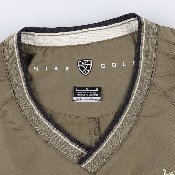 Nike NIKE GOLF Golf V-neck nylon pullover Men's L equivalent / eaa508882