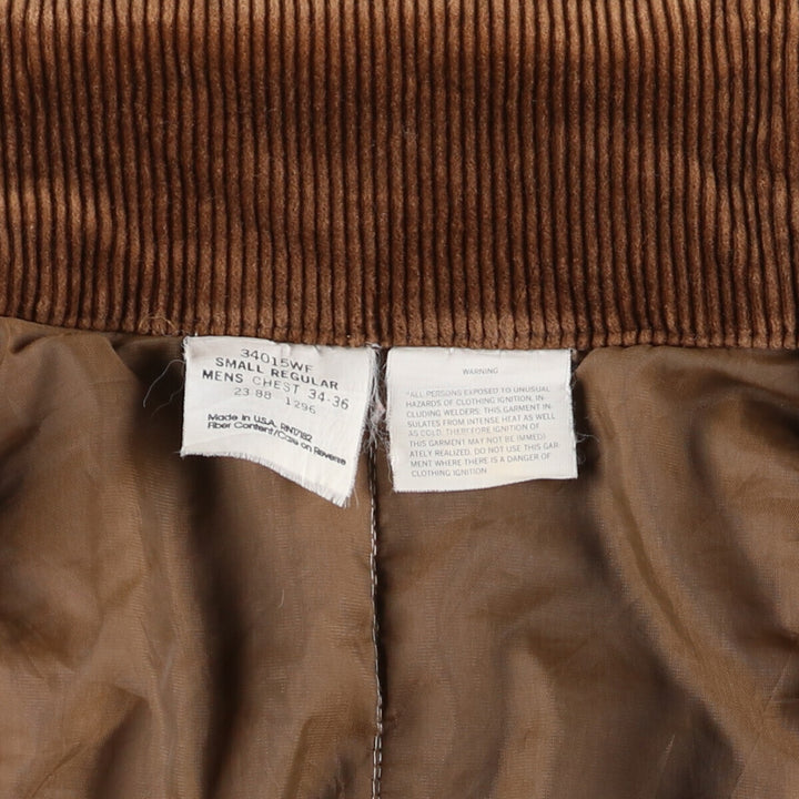 Vintage 1980'S Walls BLIZZARD-PRUF Camouflage Pattern Padded Puffer Jacket, Made in USA, Men's Size Small polyester brown type Vintage Second Hand