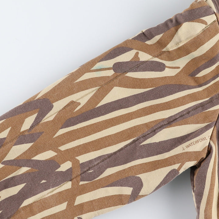 Vintage 1980'S Walls BLIZZARD-PRUF Camouflage Pattern Padded Puffer Jacket, Made in USA, Men's Size Small polyester brown type Vintage Second Hand