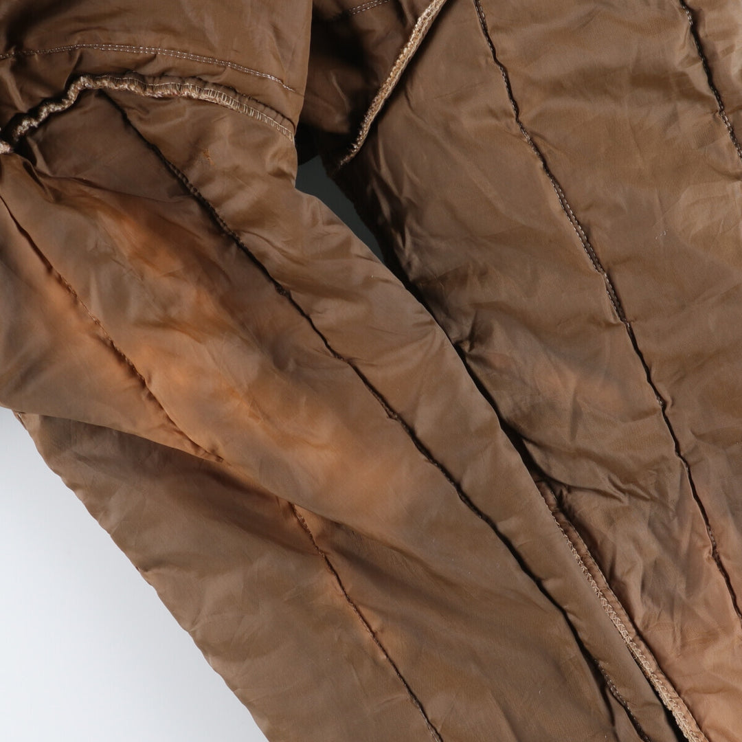 Vintage 1980'S Walls BLIZZARD-PRUF Camouflage Pattern Padded Puffer Jacket, Made in USA, Men's Size Small polyester brown type Vintage Second Hand