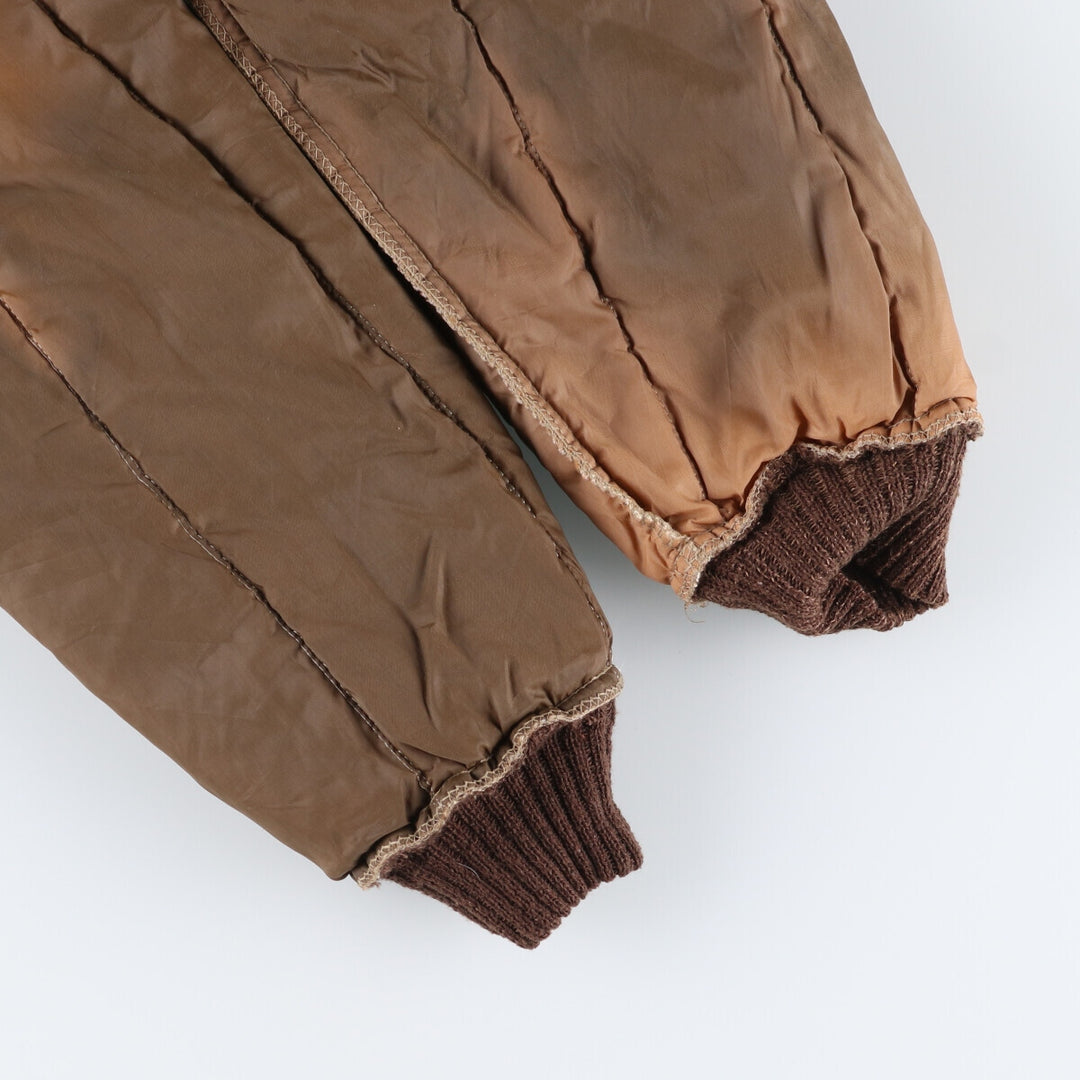 Vintage 1980'S Walls BLIZZARD-PRUF Camouflage Pattern Padded Puffer Jacket, Made in USA, Men's Size Small polyester brown type Vintage Second Hand