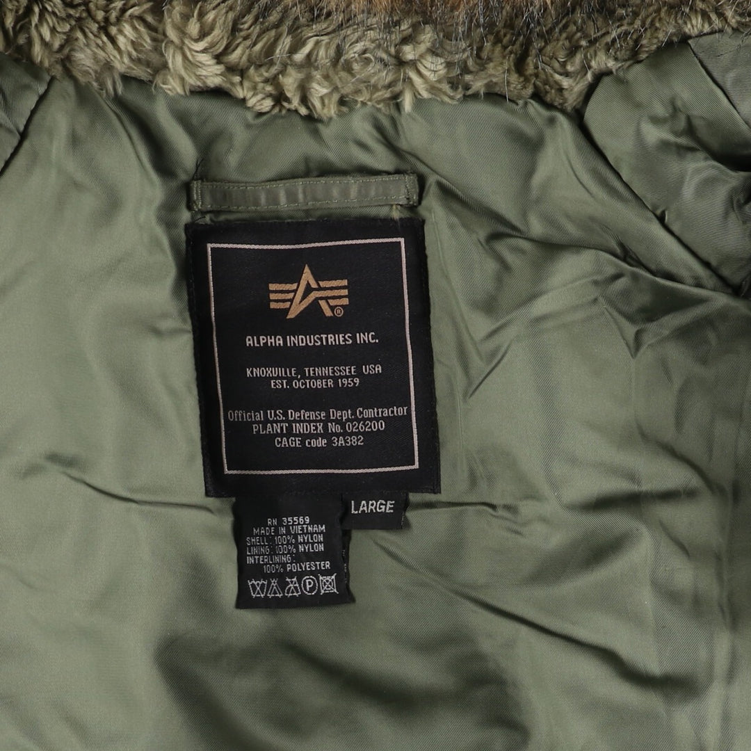 Alpha ALPHA N-3B Type Military Flight Jacket Men's L equivalent /eaa508893