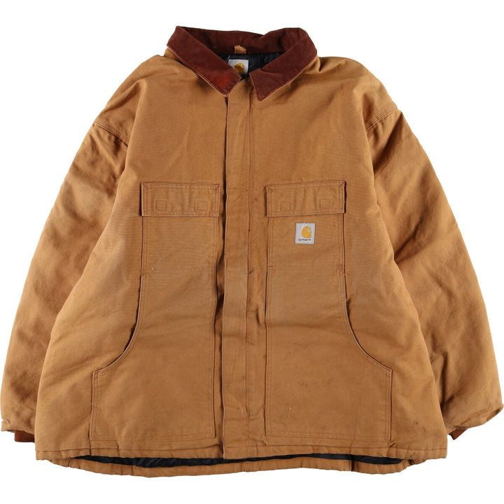 Big Size Carhartt Traditional Coat Duck Work Jacket Men's XXXXL equivalent / eaa508895