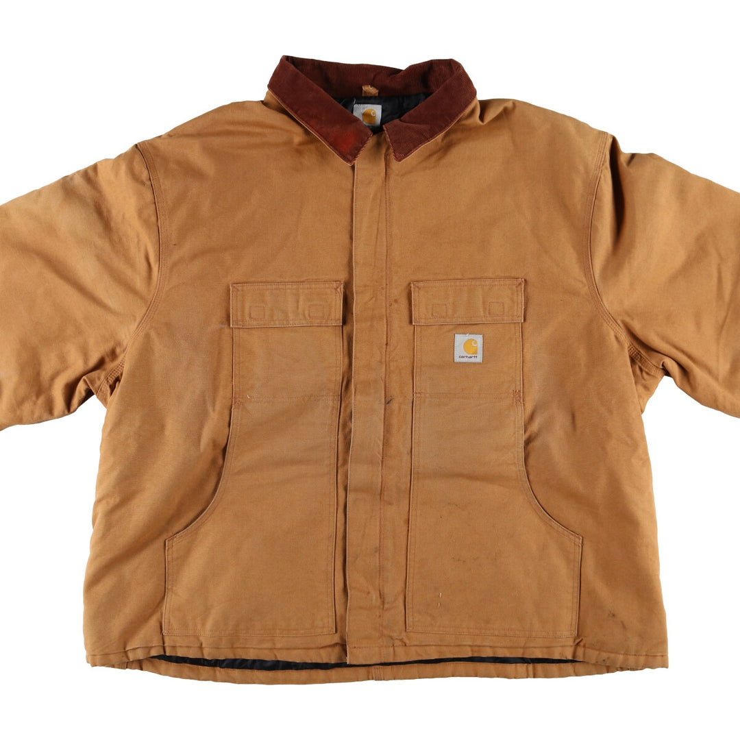 Big Size Carhartt Traditional Coat Duck Work Jacket Men's XXXXL equivalent / eaa508895