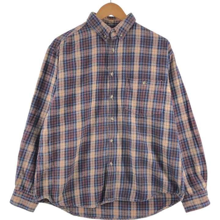 CLYDE Long Sleeve Flannel Check Shirt Men's M Size /eaa508933