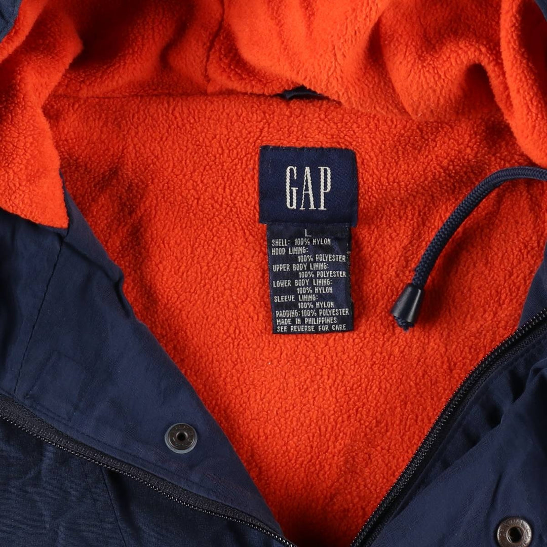 00'S GAP Half-Zip Padded Anorak Parka Puffer Jacket Men's Size L /eaa508948