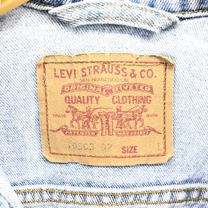 90'S Levi's 70503-02 denim jacket, denim jacket, men's size L, vintage / eaa508953