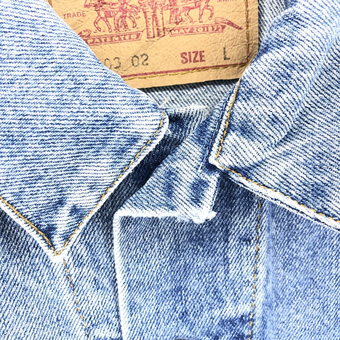 90'S Levi's 70503-02 denim jacket, denim jacket, men's size L, vintage / eaa508958