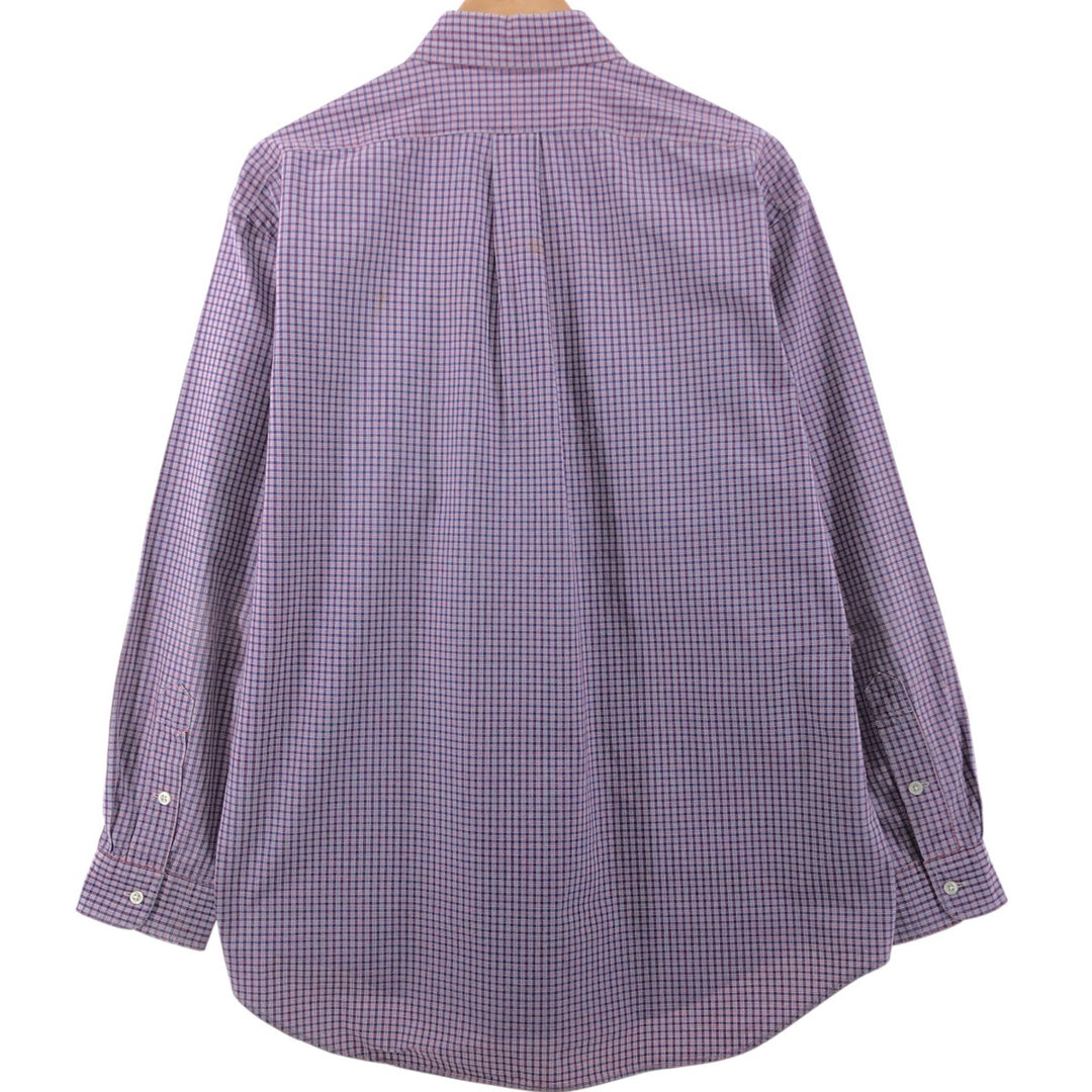 Ralph Lauren BLAKE Check Pattern Long Sleeve Button-Down Check Shirt Men's Size L / eaa508982