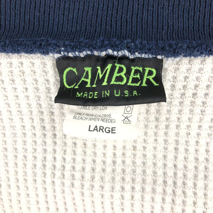 90'S CAMBER Full Zip Sweatshirt, Made in USA, Men's L Size, Vintage /eaa509004